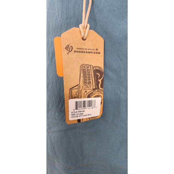 New NWT DuckCamp Coastal Blue Men's Size XL Nylon - Picture 8 of 10